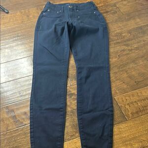 Aeropostale Navy Blue High Rise Curvy Jegging, size 00 LONG